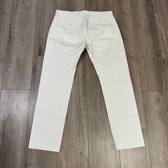 J.Crew Flex Slim-Fit Tech Chino Pants 35x32 Stone Gray Moisture Wicking Stretch - Picture 6 of 8